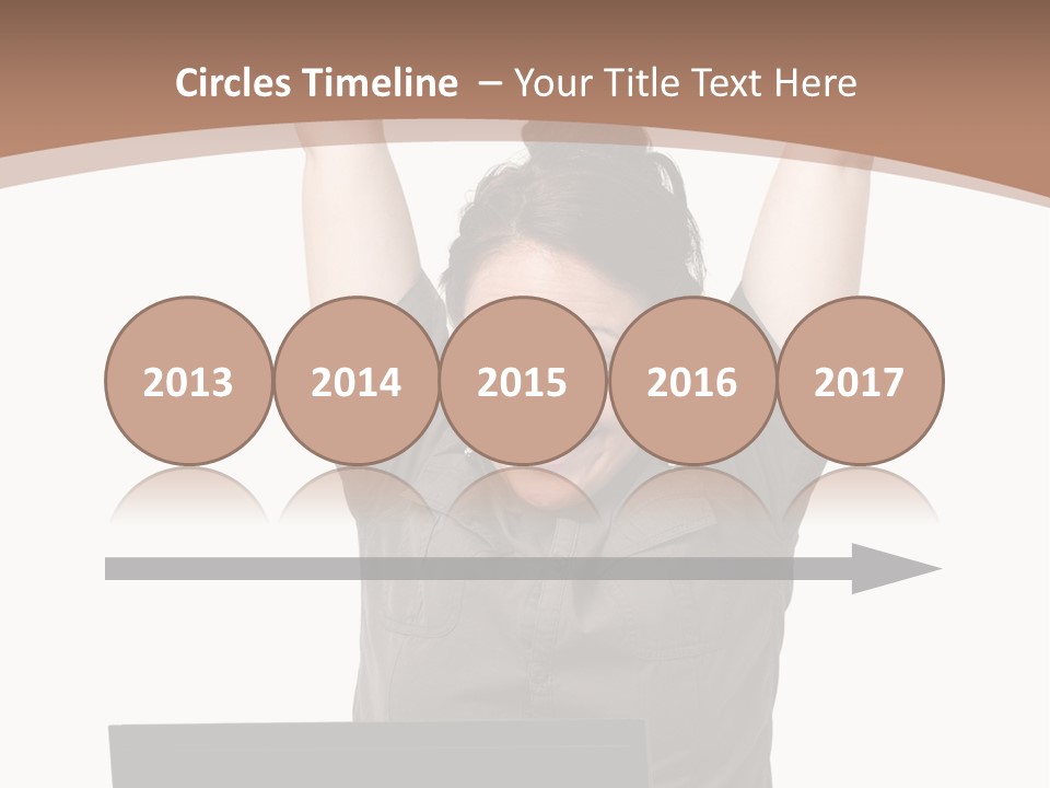 Portrait Look Optimistic PowerPoint Template