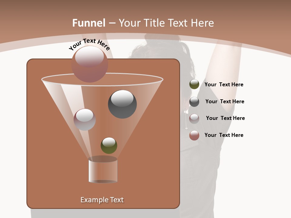 Portrait Look Optimistic PowerPoint Template