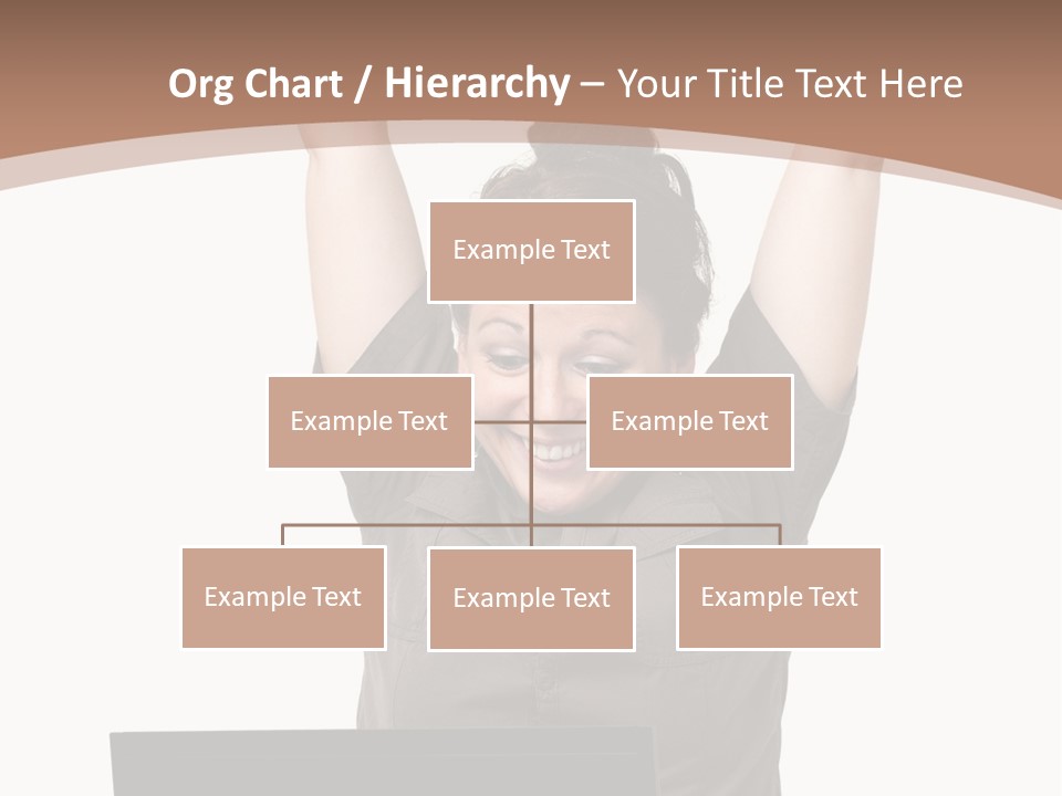 Portrait Look Optimistic PowerPoint Template