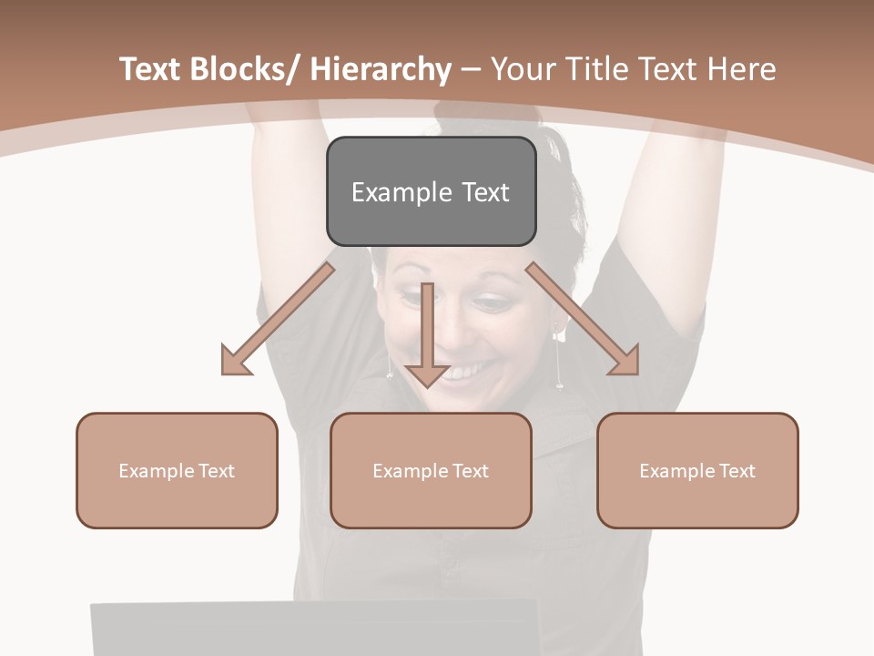 Portrait Look Optimistic PowerPoint Template