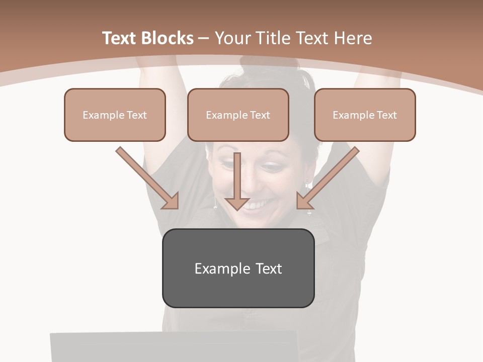 Portrait Look Optimistic PowerPoint Template