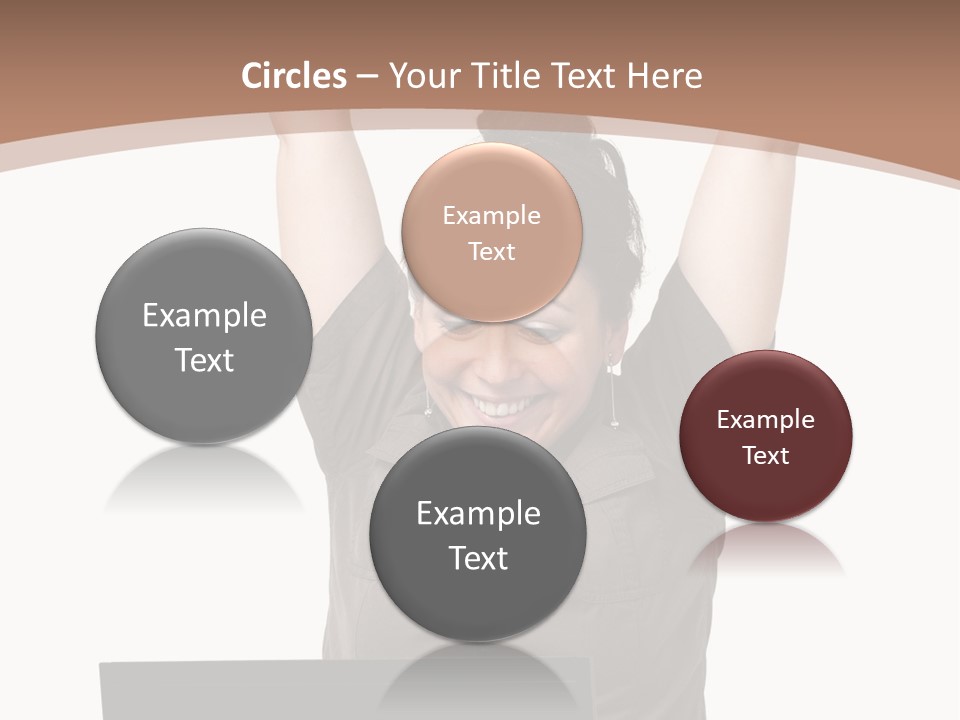 Portrait Look Optimistic PowerPoint Template