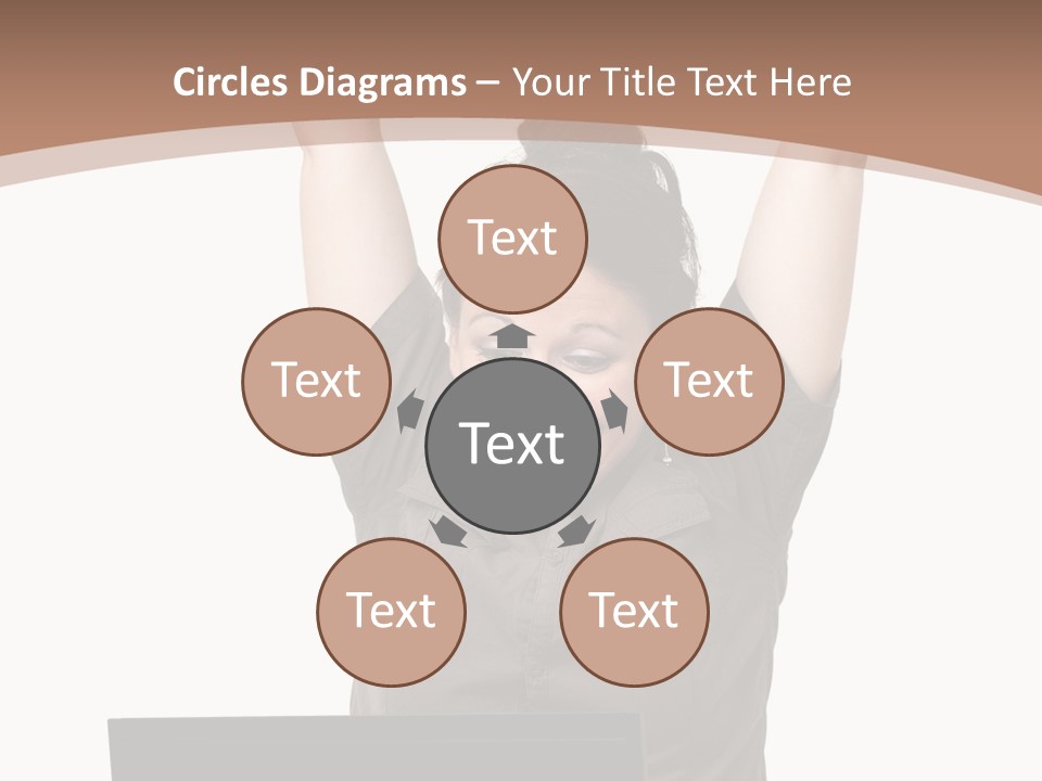 Portrait Look Optimistic PowerPoint Template