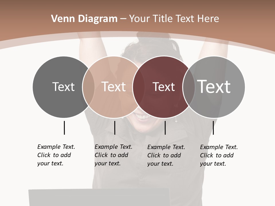 Portrait Look Optimistic PowerPoint Template
