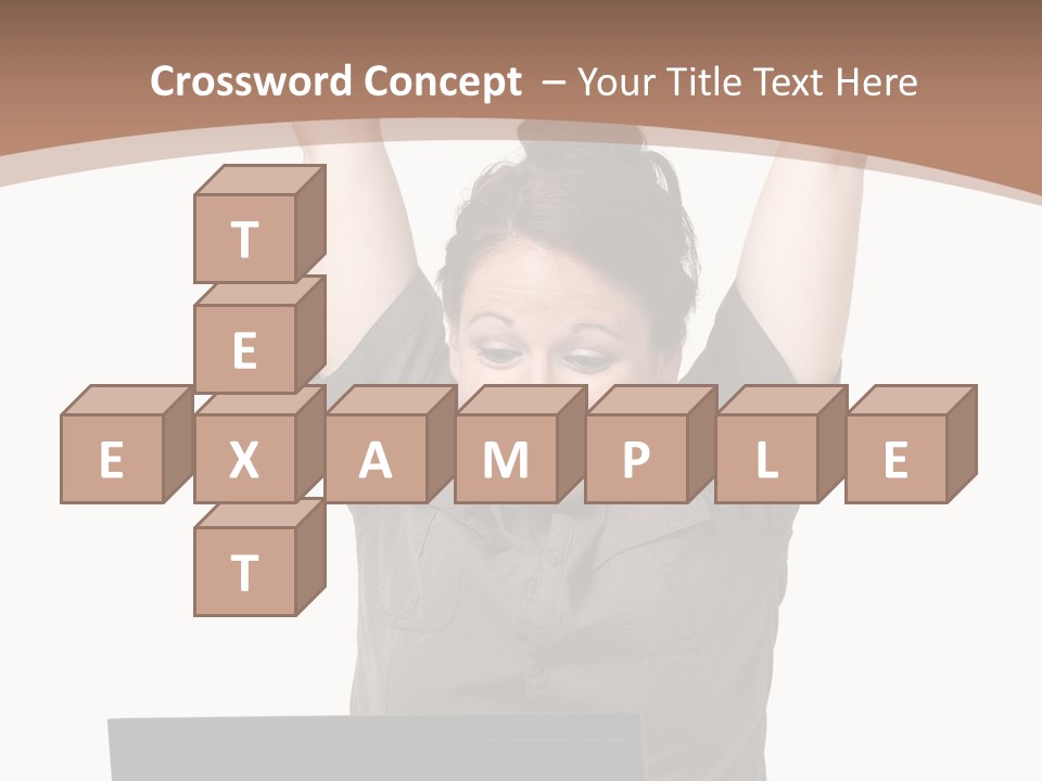 Portrait Look Optimistic PowerPoint Template