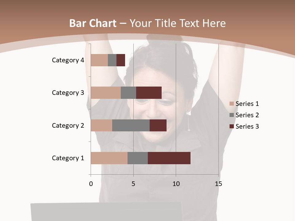 Portrait Look Optimistic PowerPoint Template
