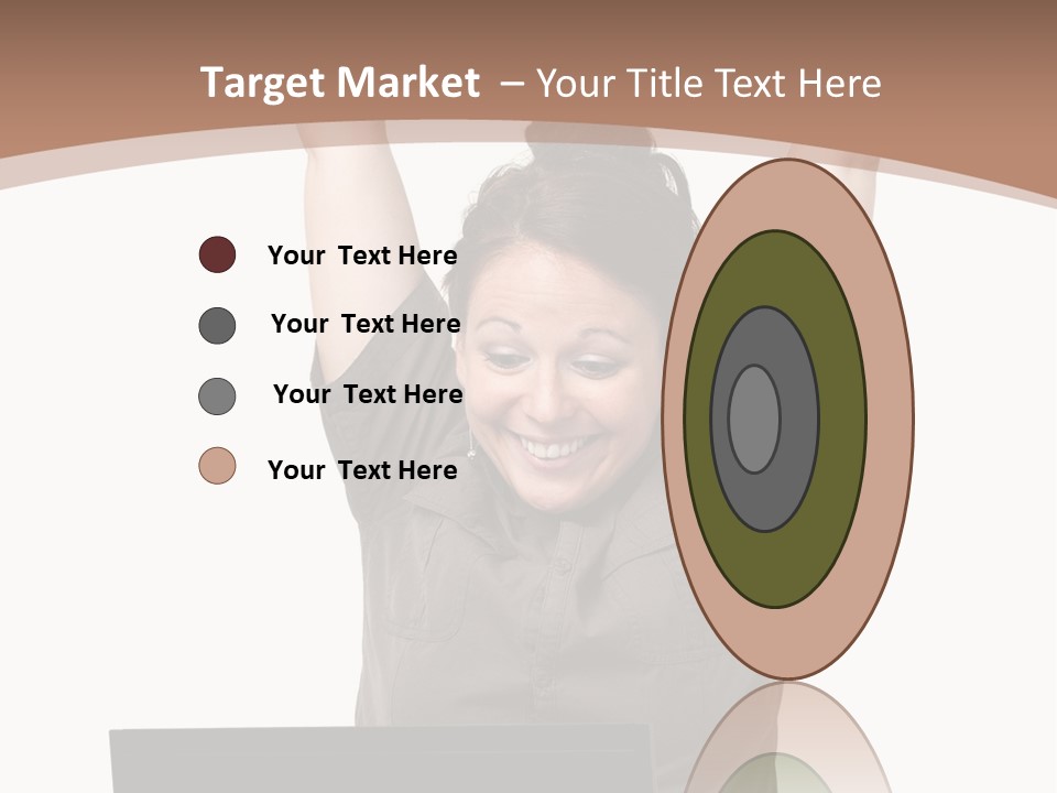 Portrait Look Optimistic PowerPoint Template