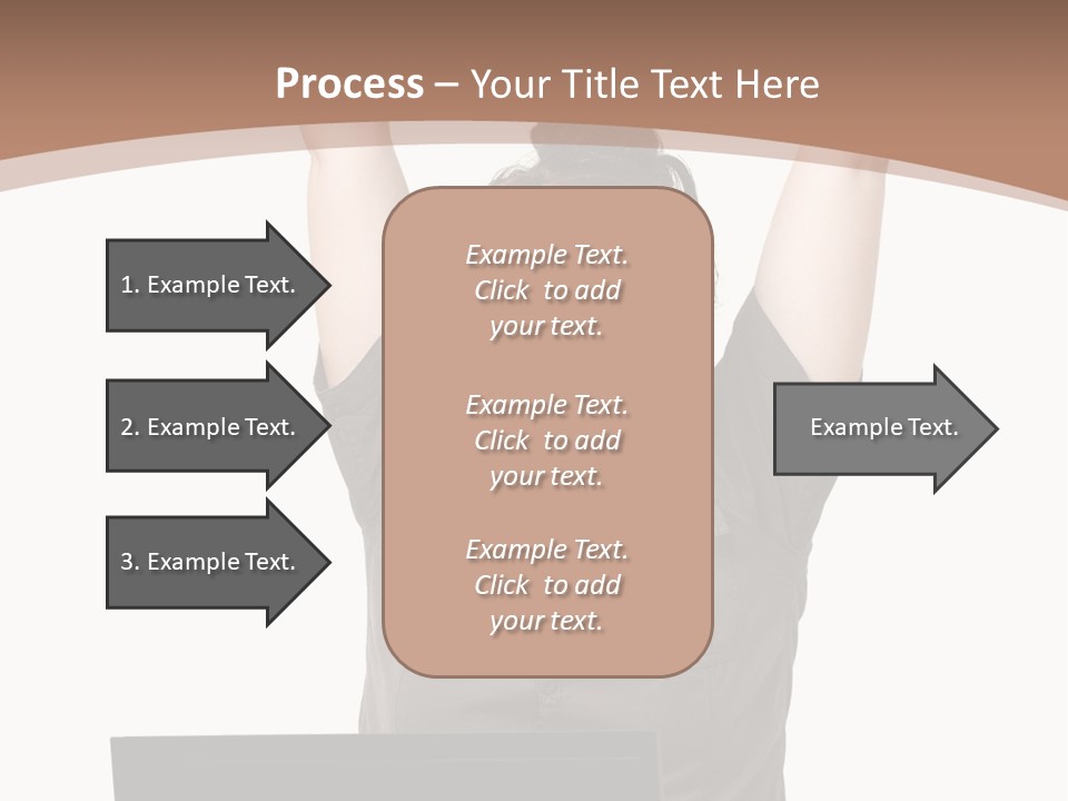 Portrait Look Optimistic PowerPoint Template