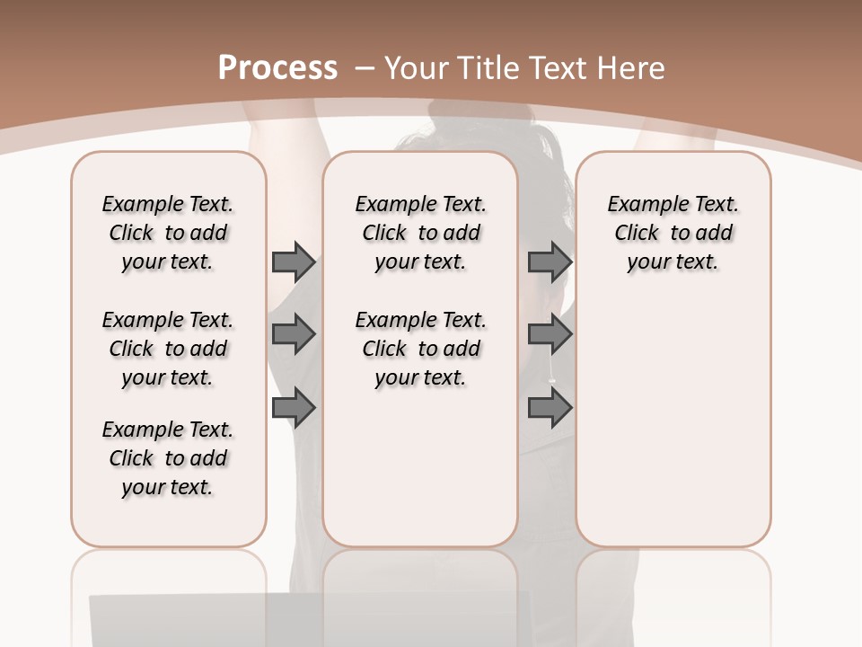 Portrait Look Optimistic PowerPoint Template