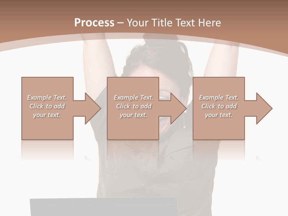 Portrait Look Optimistic PowerPoint Template