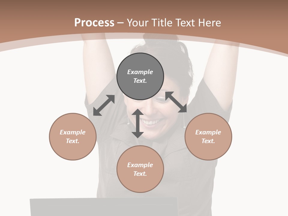 Portrait Look Optimistic PowerPoint Template