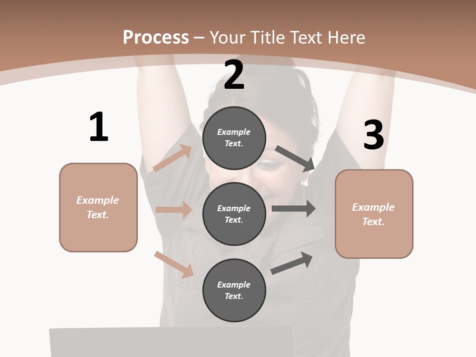 Portrait Look Optimistic PowerPoint Template