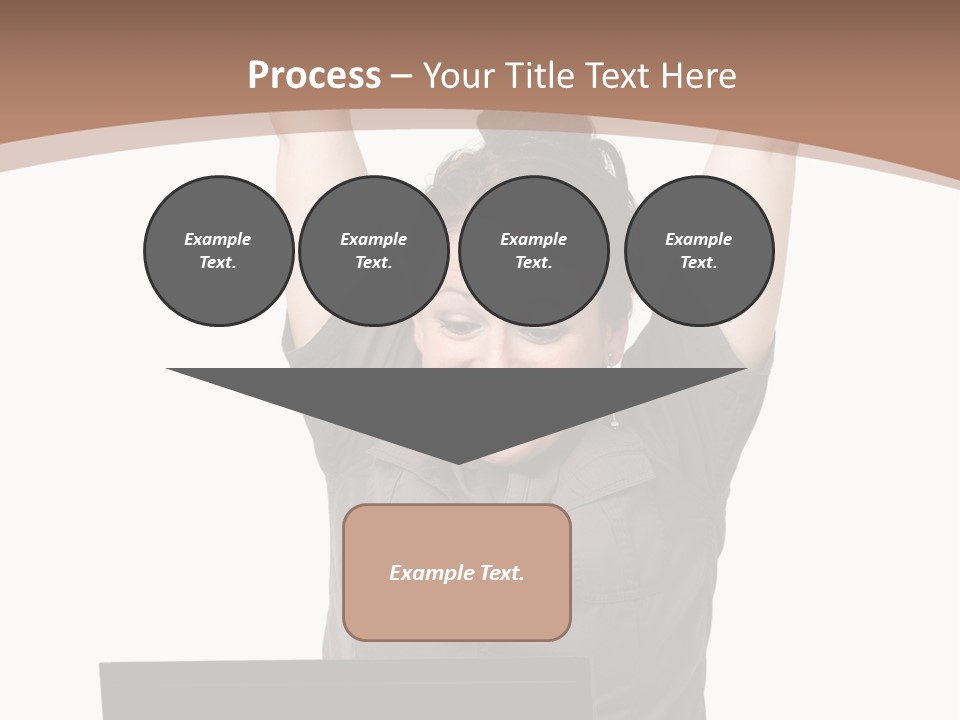 Portrait Look Optimistic PowerPoint Template