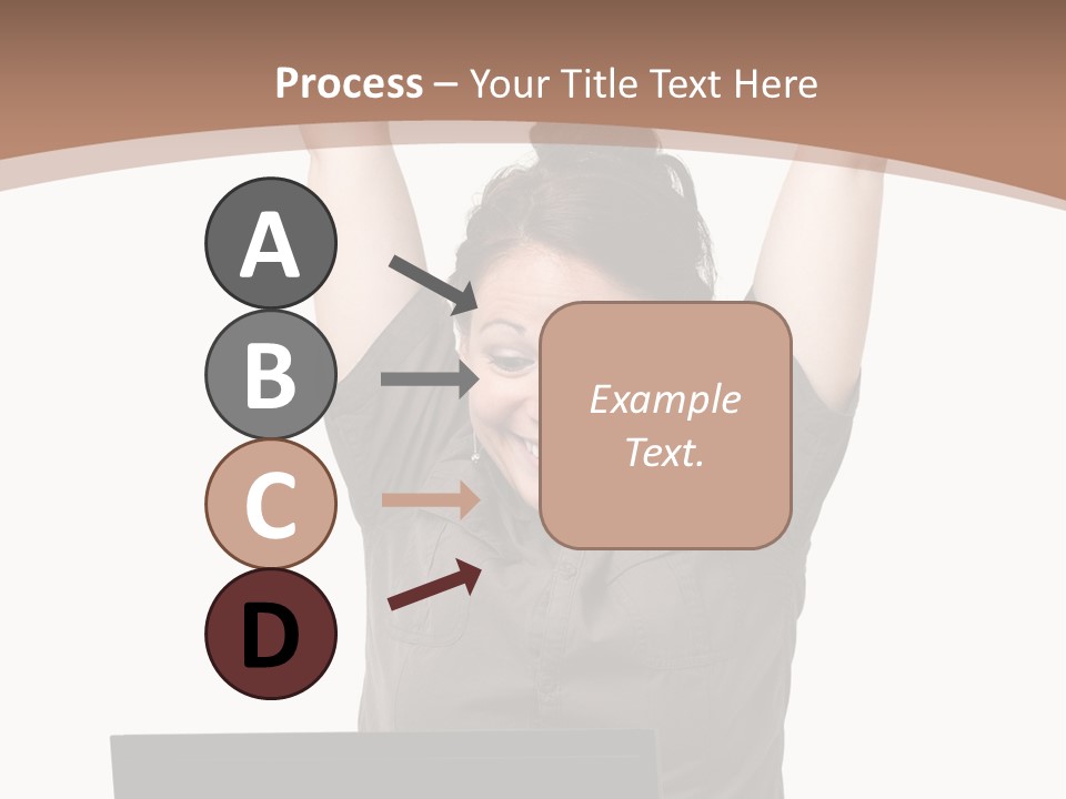 Portrait Look Optimistic PowerPoint Template