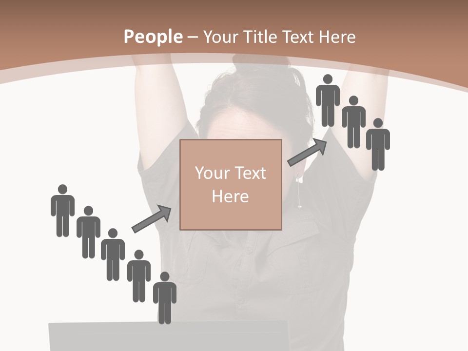 Portrait Look Optimistic PowerPoint Template