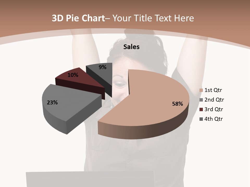 Portrait Look Optimistic PowerPoint Template