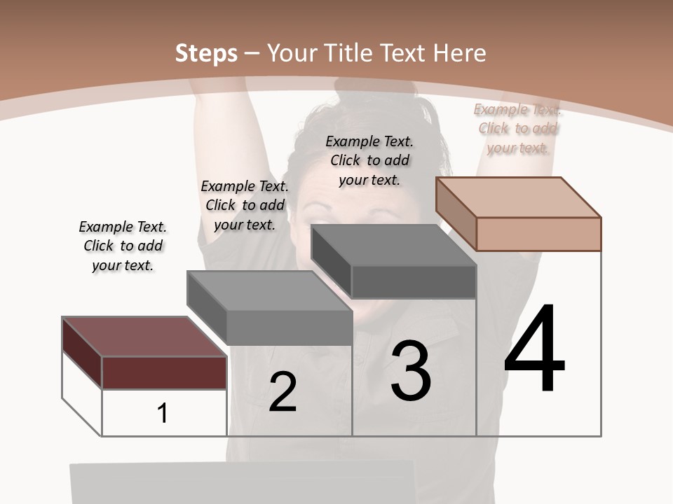 Portrait Look Optimistic PowerPoint Template