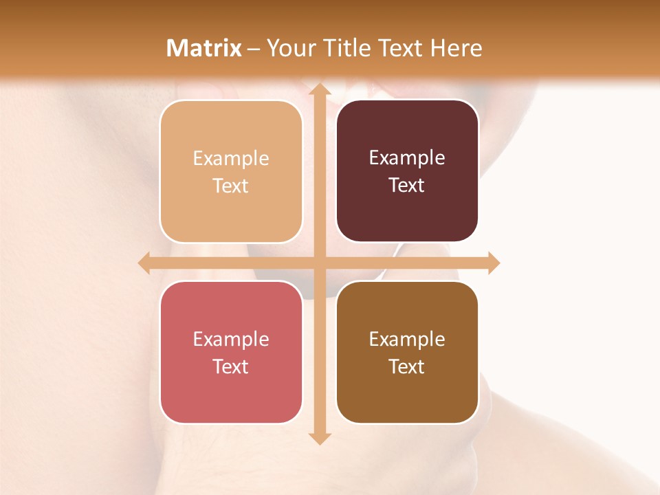 Closeup Man Handsome PowerPoint Template