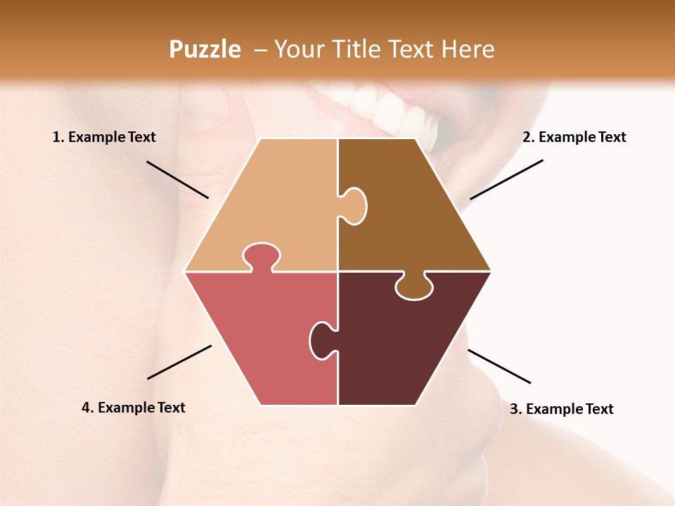 Closeup Man Handsome PowerPoint Template