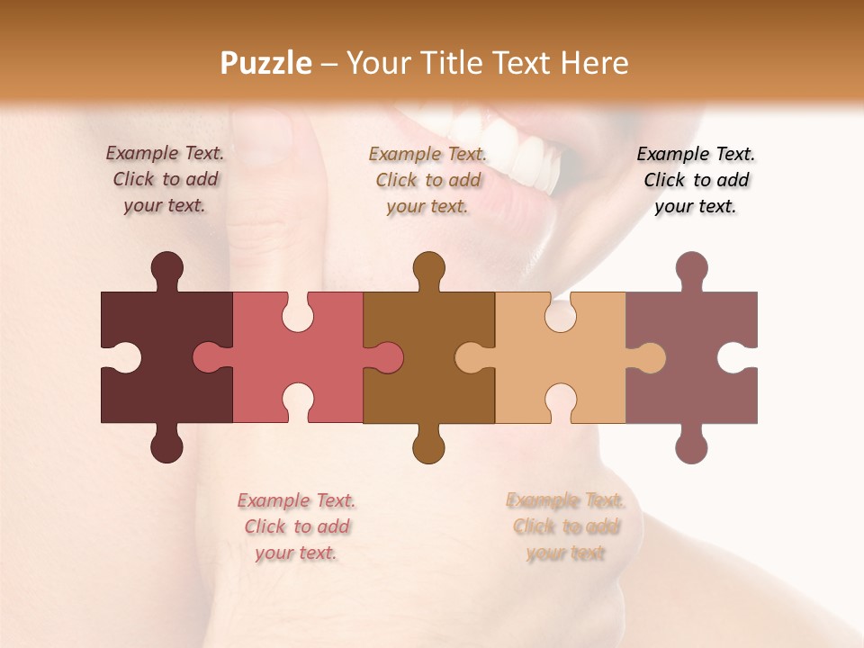 Closeup Man Handsome PowerPoint Template