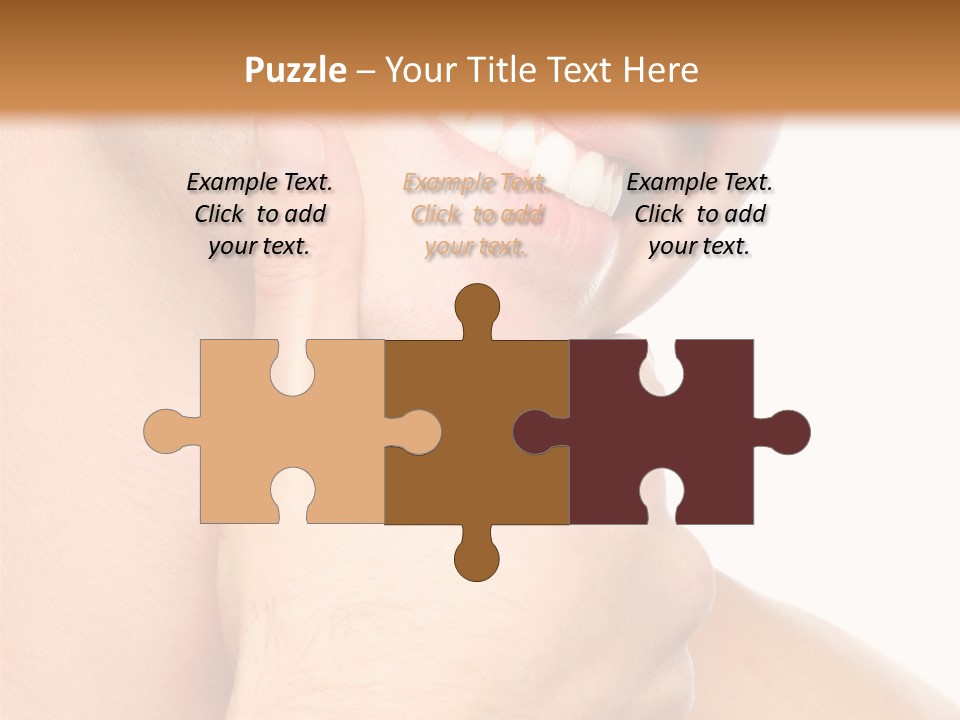 Closeup Man Handsome PowerPoint Template