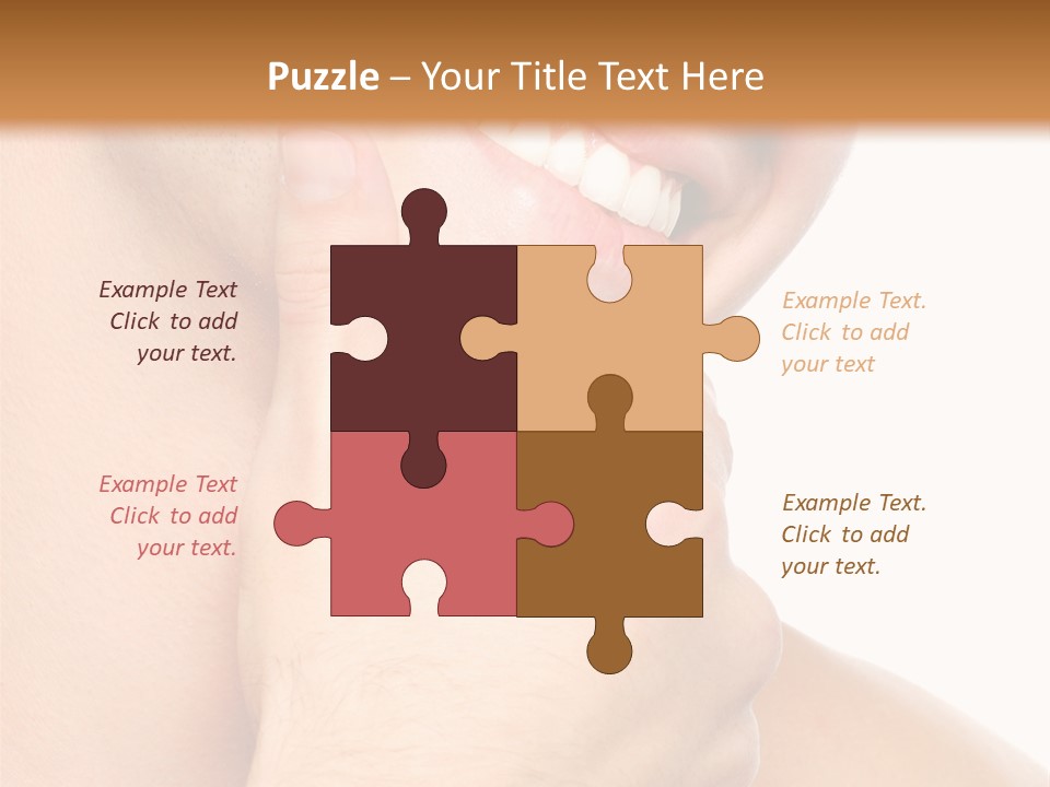 Closeup Man Handsome PowerPoint Template