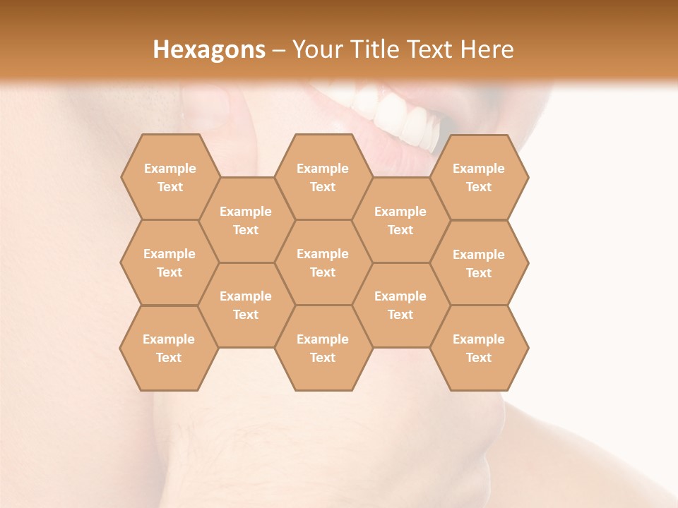 Closeup Man Handsome PowerPoint Template