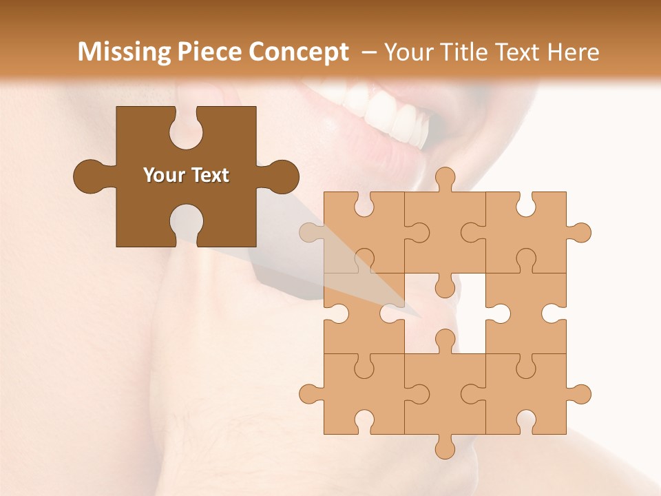 Closeup Man Handsome PowerPoint Template