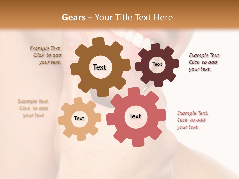 Closeup Man Handsome PowerPoint Template