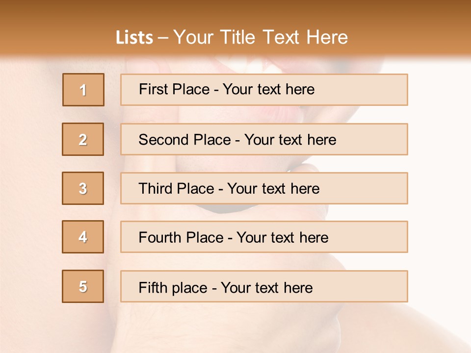 Closeup Man Handsome PowerPoint Template