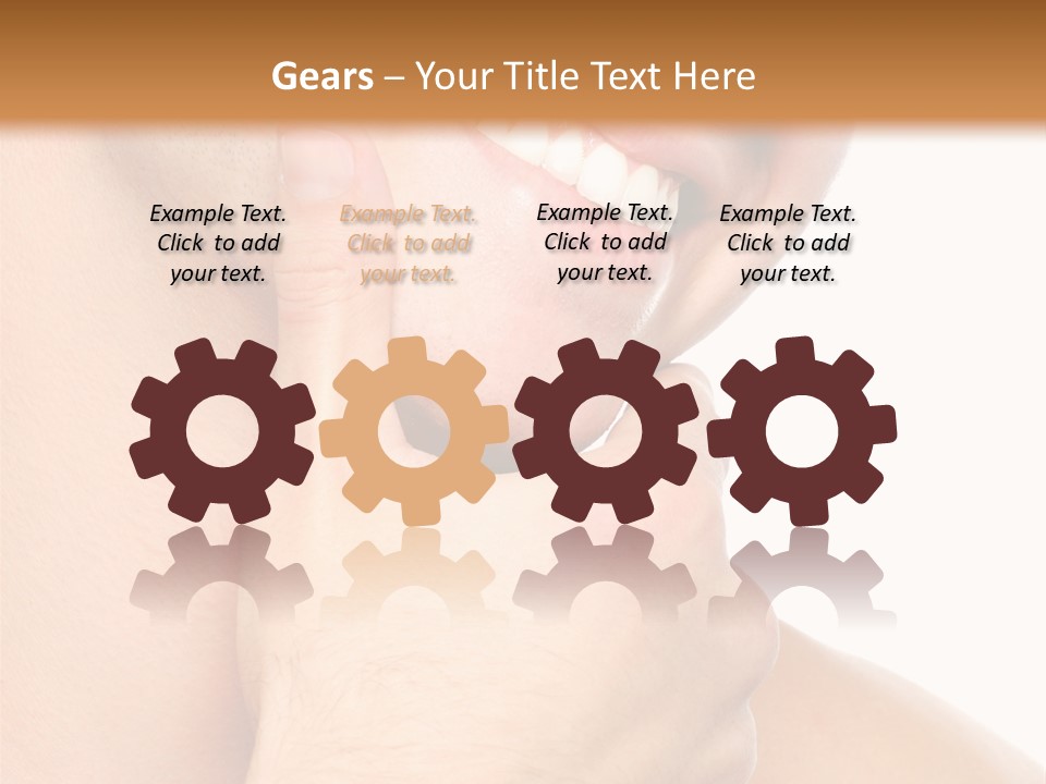 Closeup Man Handsome PowerPoint Template