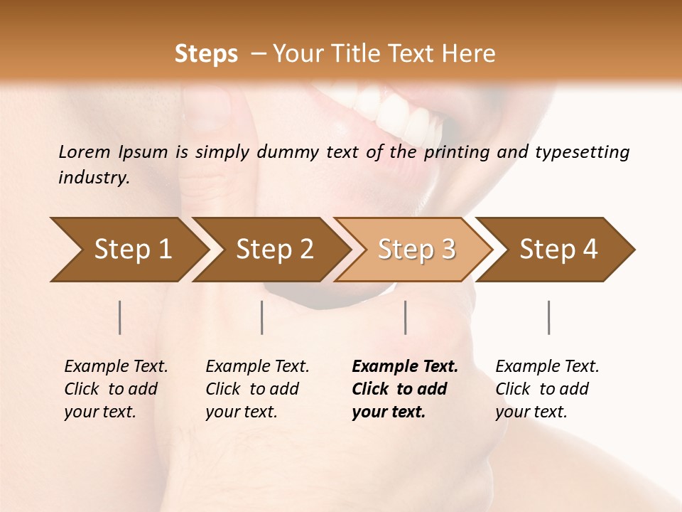 Closeup Man Handsome PowerPoint Template
