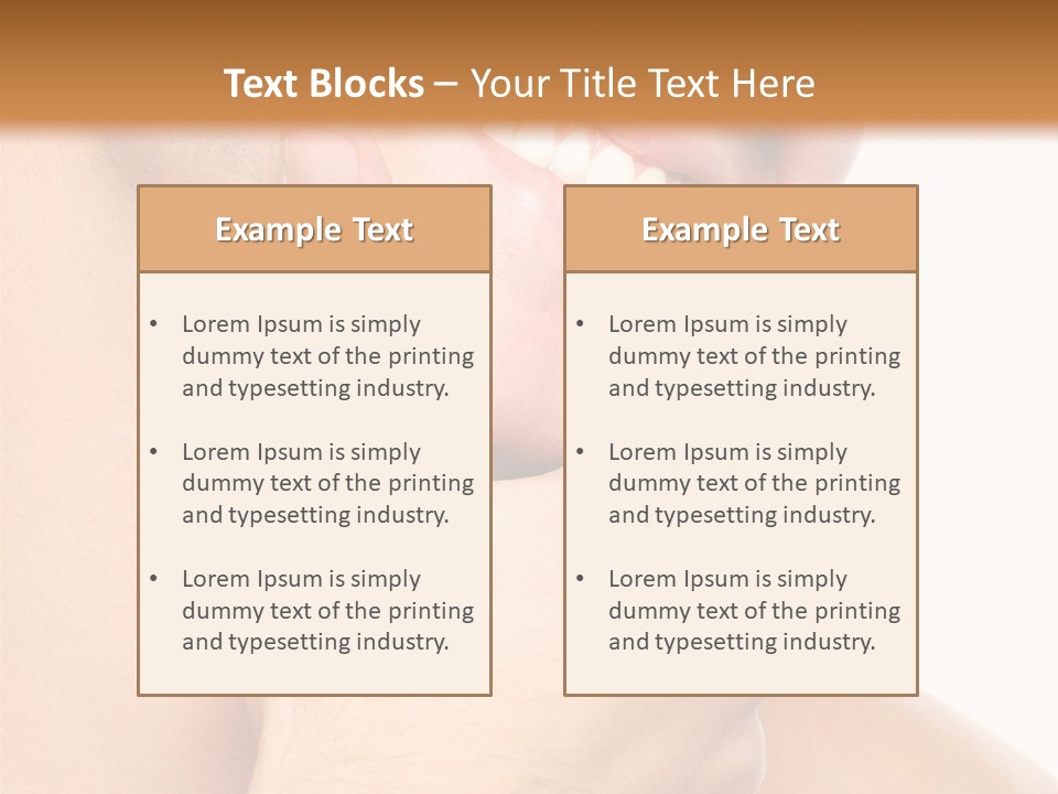 Closeup Man Handsome PowerPoint Template