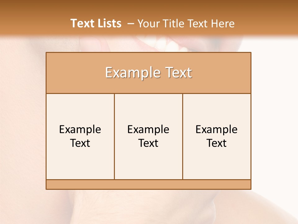 Closeup Man Handsome PowerPoint Template