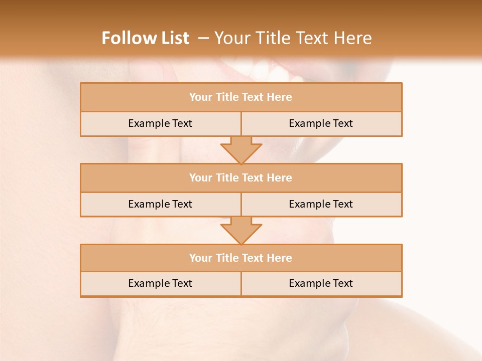 Closeup Man Handsome PowerPoint Template