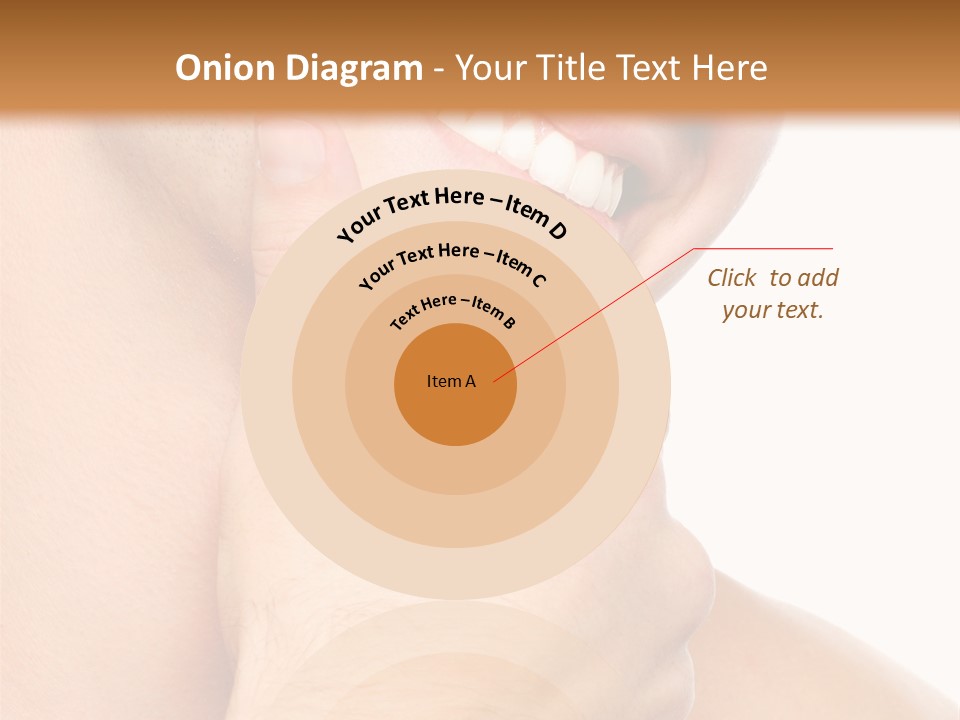 Closeup Man Handsome PowerPoint Template