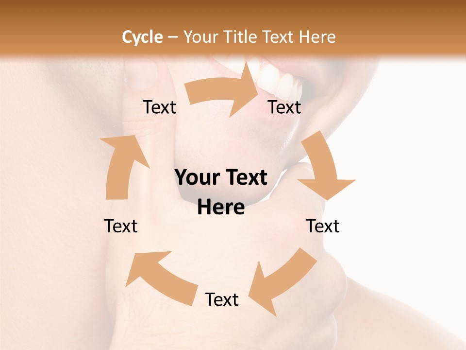 Closeup Man Handsome PowerPoint Template