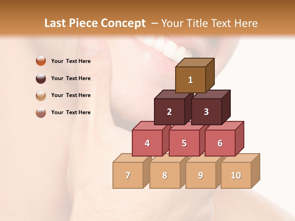 Closeup Man Handsome PowerPoint Template