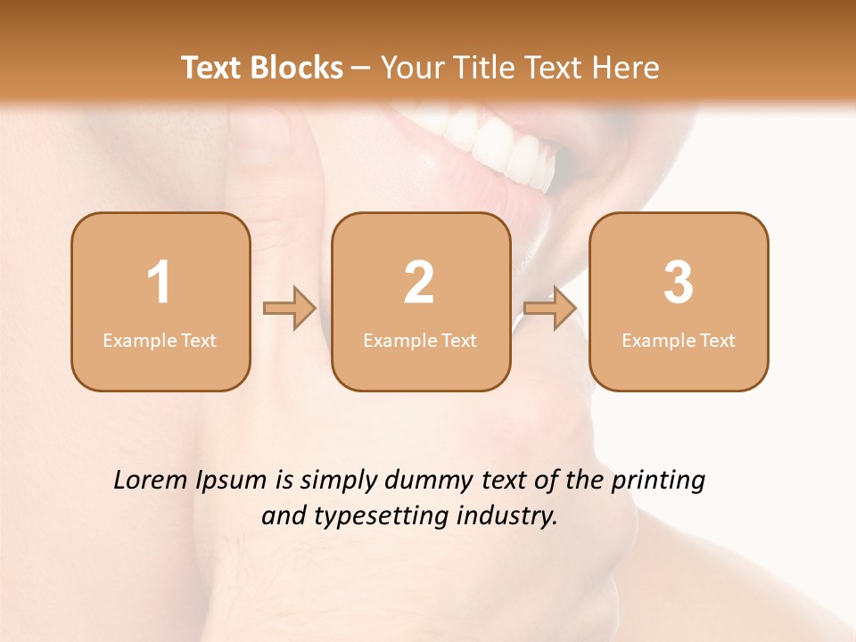 Closeup Man Handsome PowerPoint Template
