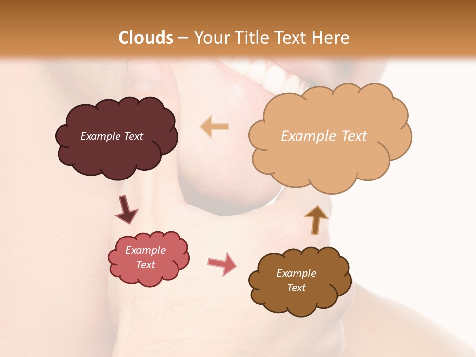 Closeup Man Handsome PowerPoint Template