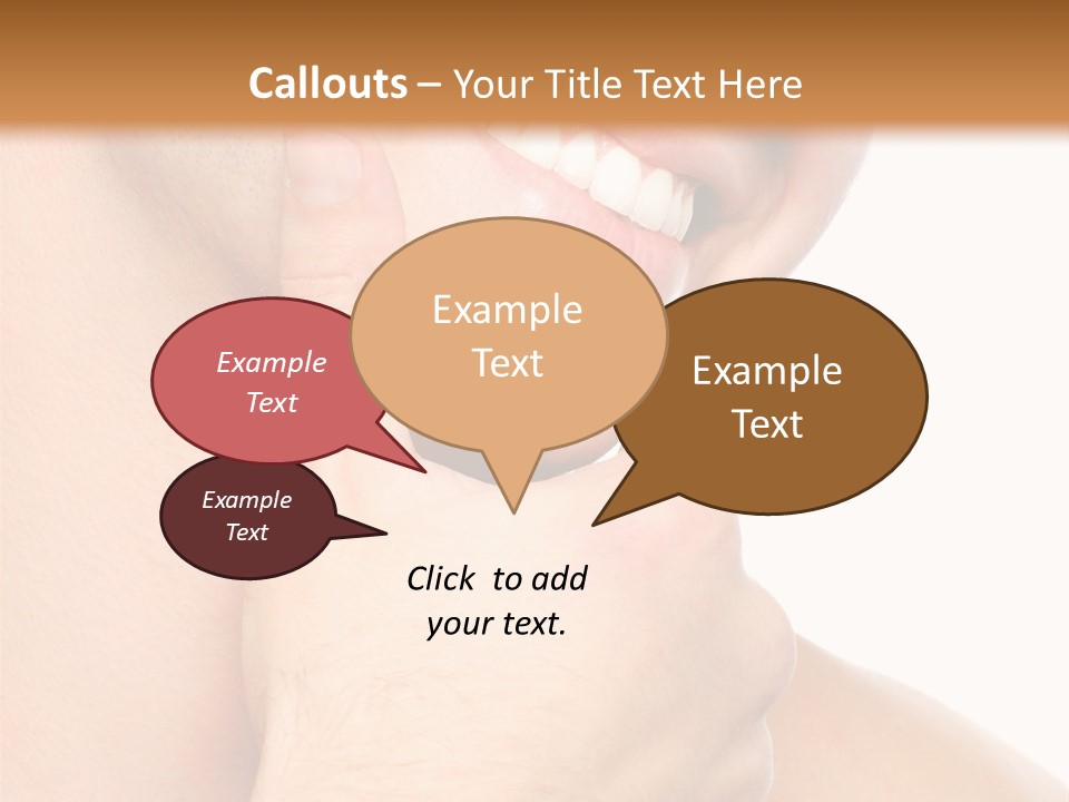 Closeup Man Handsome PowerPoint Template