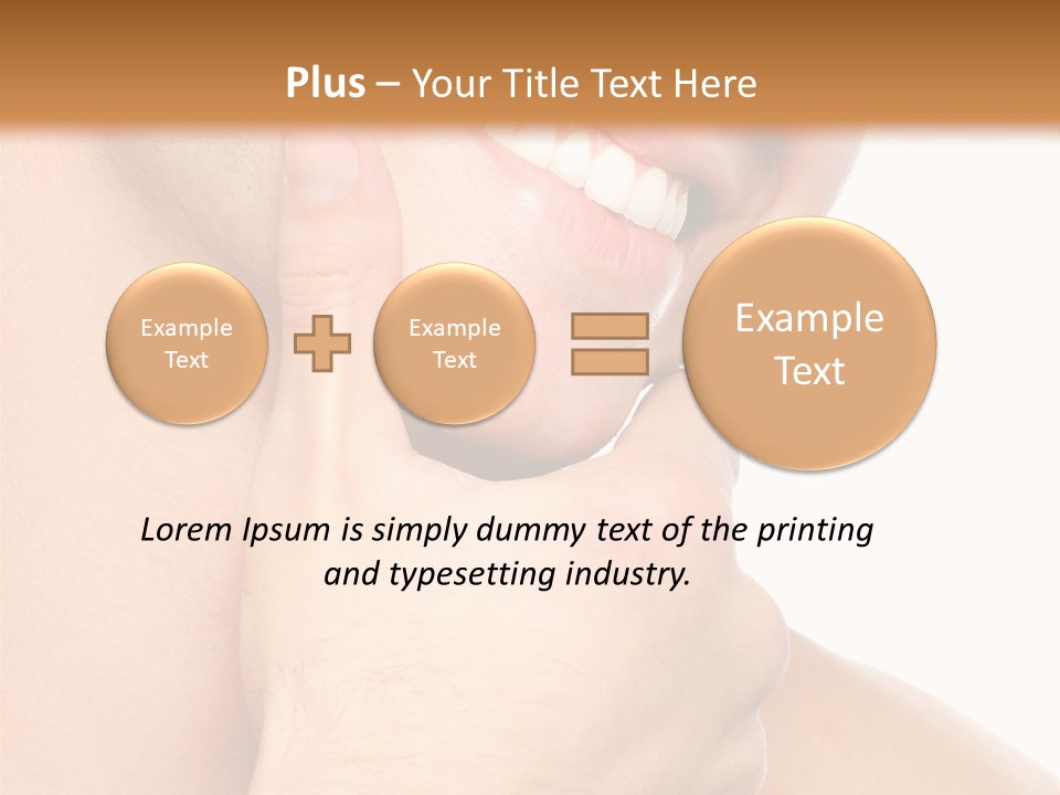 Closeup Man Handsome PowerPoint Template