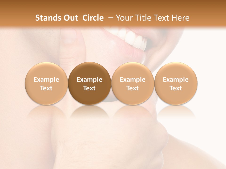 Closeup Man Handsome PowerPoint Template