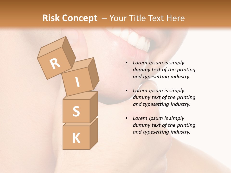 Closeup Man Handsome PowerPoint Template