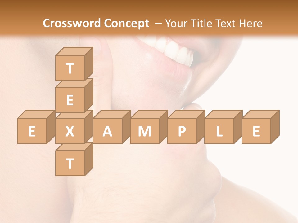 Closeup Man Handsome PowerPoint Template