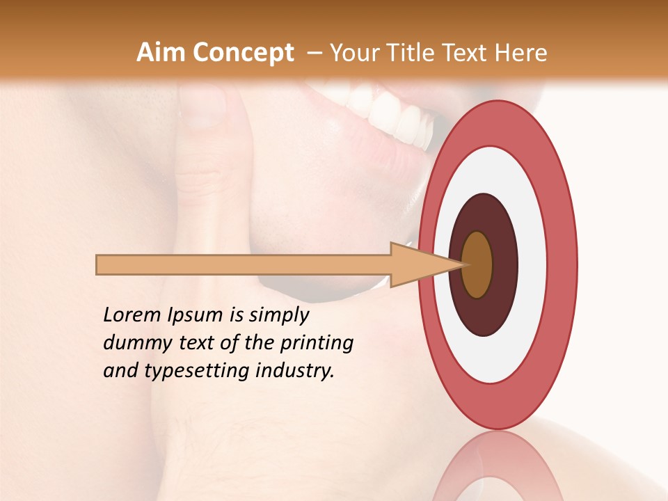 Closeup Man Handsome PowerPoint Template