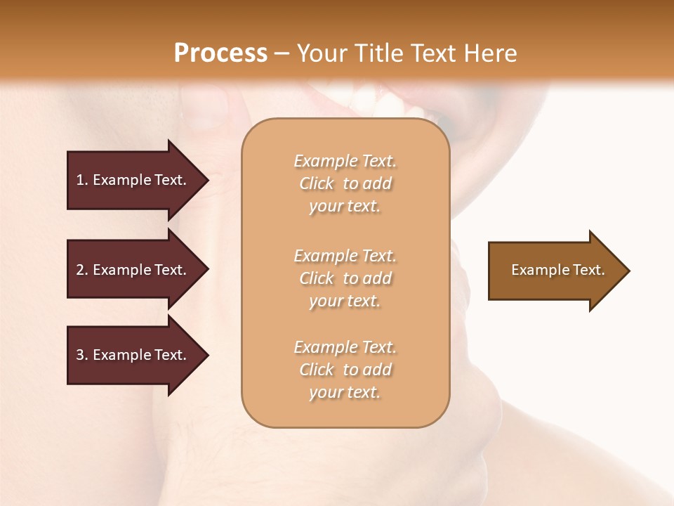 Closeup Man Handsome PowerPoint Template