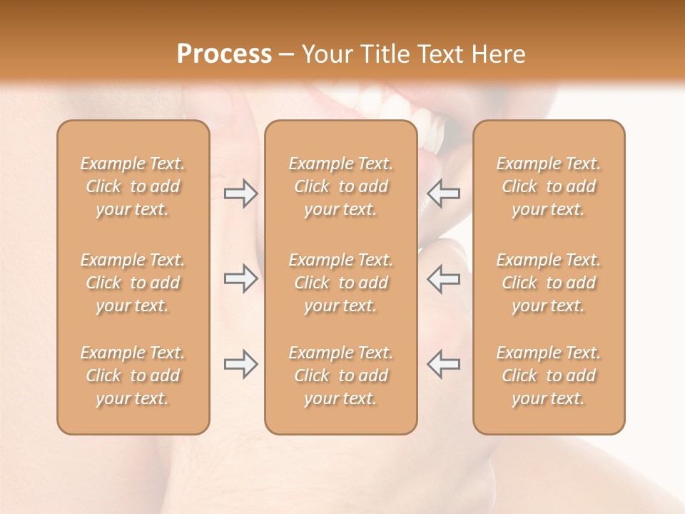 Closeup Man Handsome PowerPoint Template