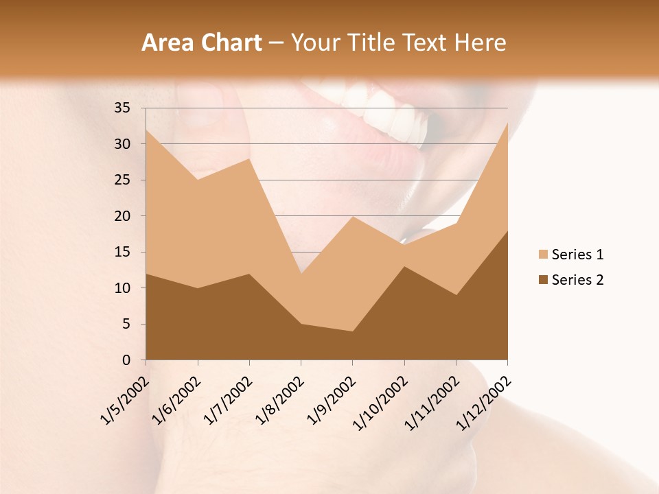 Closeup Man Handsome PowerPoint Template
