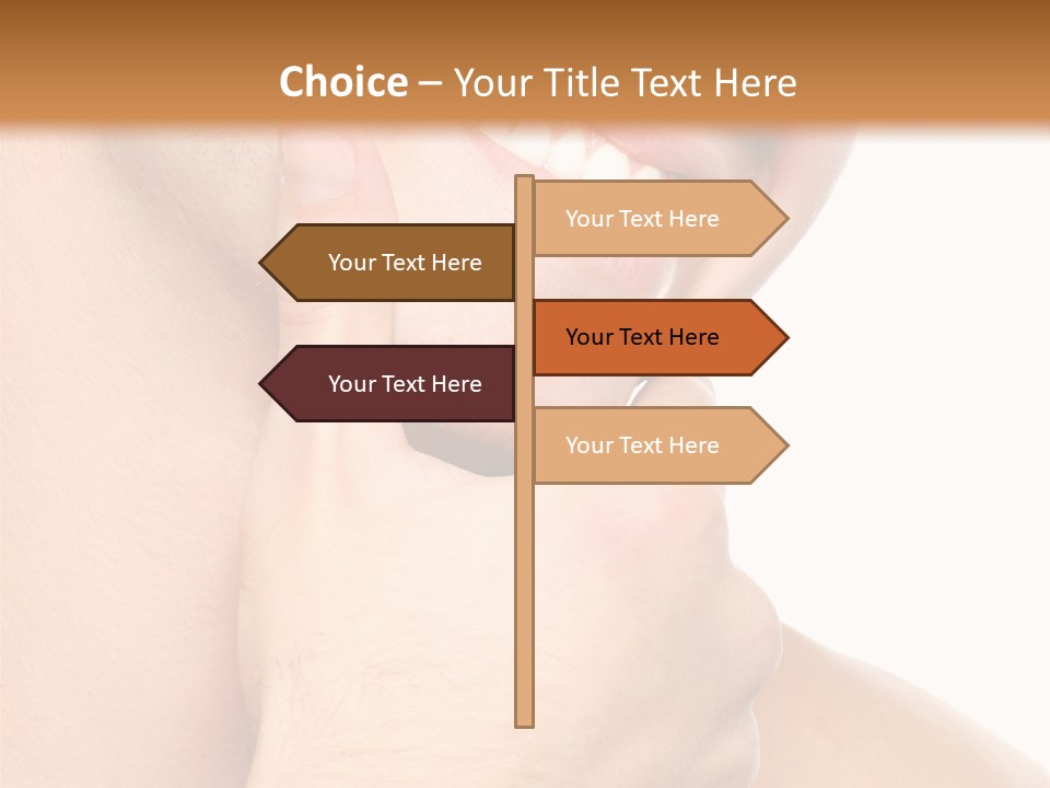 Closeup Man Handsome PowerPoint Template